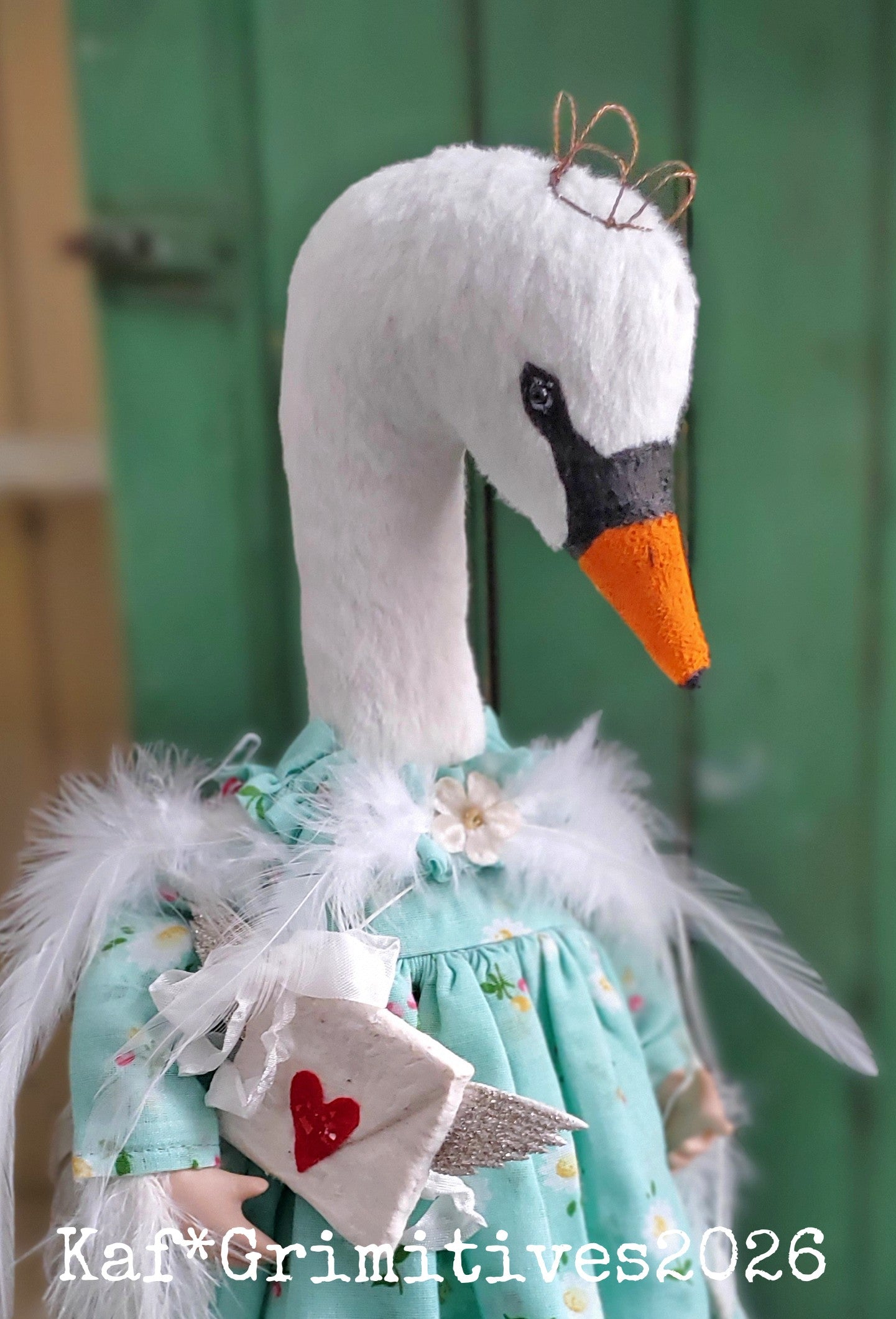 Sending Love Letters Swan